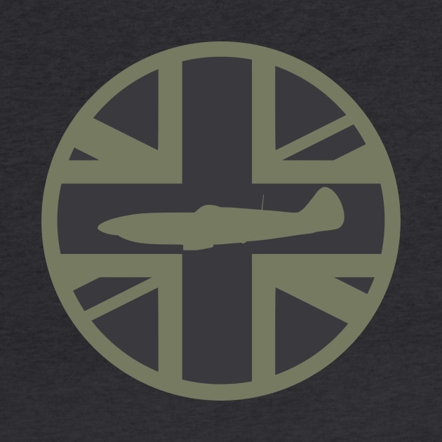 Supermarine Spitfire Union Jack Desert Patch by Firemission45